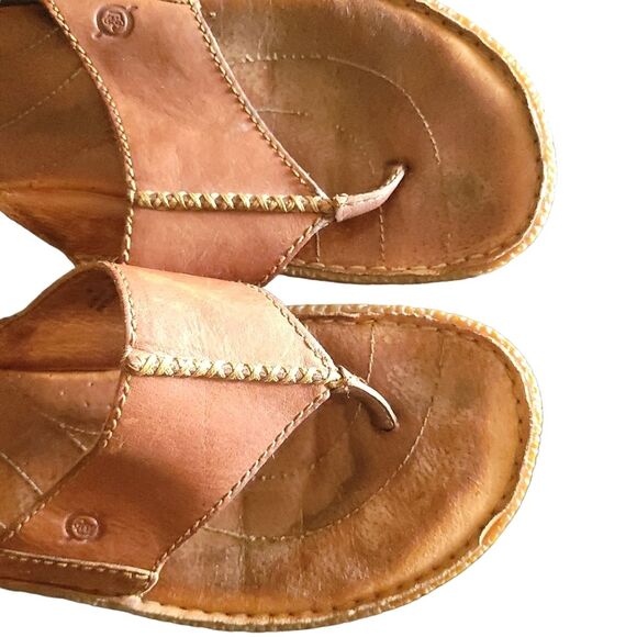 Born Brown Leather Sandals Men's 8 - Picture 9 of 10